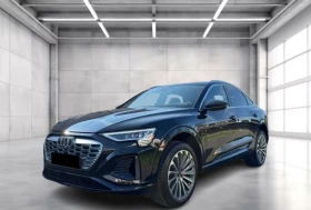 Audi Q8 e-Tron Sportback 55 = Black Optic Plus = Гаранция, снимка 1