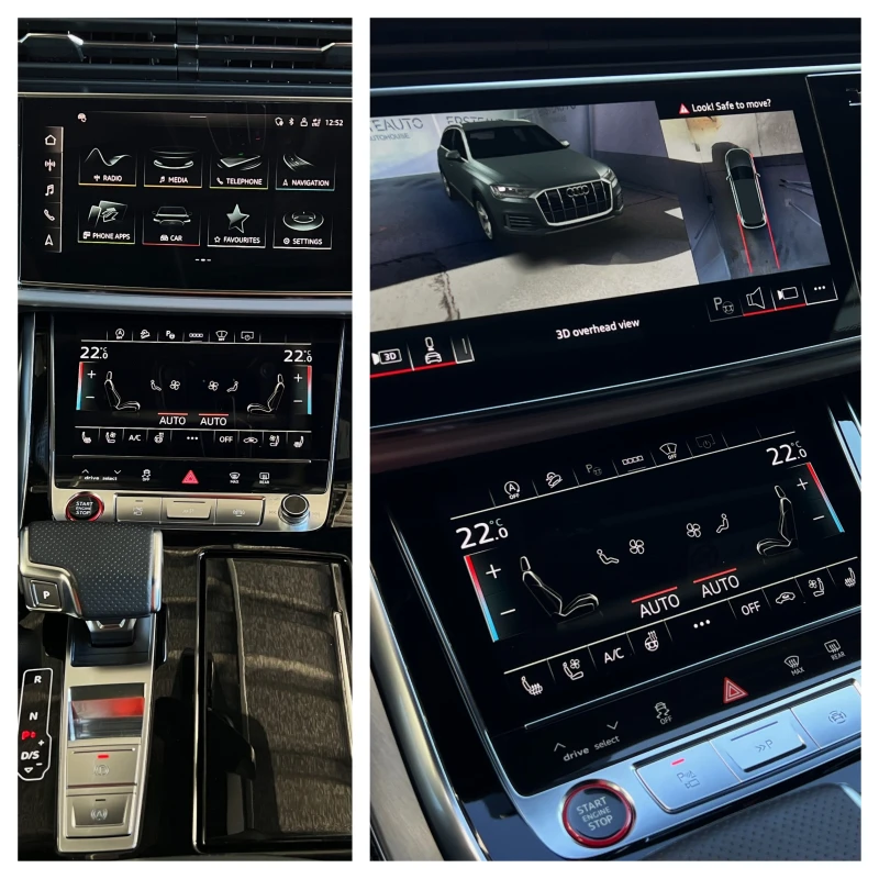 Audi SQ7 TFSI KERAMIK PANO B&O-3D HEADUP MASSAGE 7-МЕСТА , снимка 12 - Автомобили и джипове - 52130632