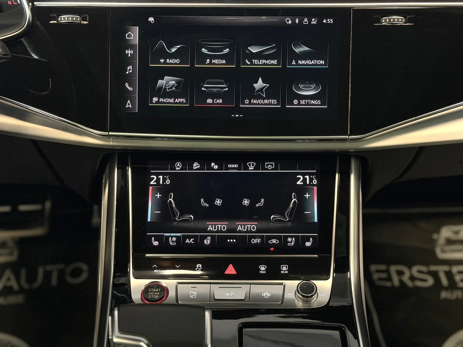 Audi SQ7 TFSI KERAMIK PANO B&O-3D HEADUP MASSAGE 7-МЕСТА , снимка 9 - Автомобили и джипове - 52130632