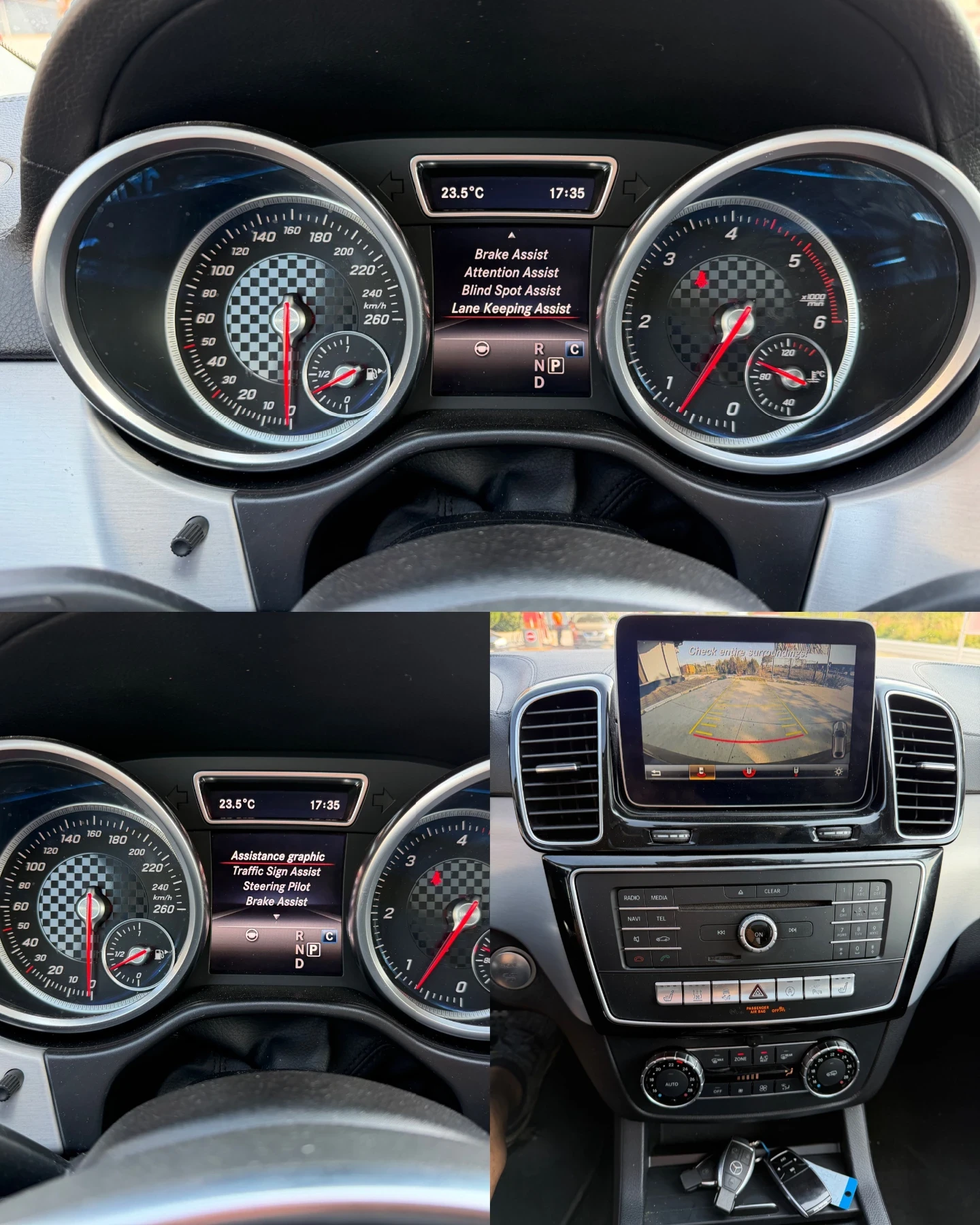 Mercedes-Benz GLE 350 AMG / PANORAMA / KEYLESS GO / DISTRONIC / BLIND AS, снимка 16 - Автомобили и джипове - 55846798