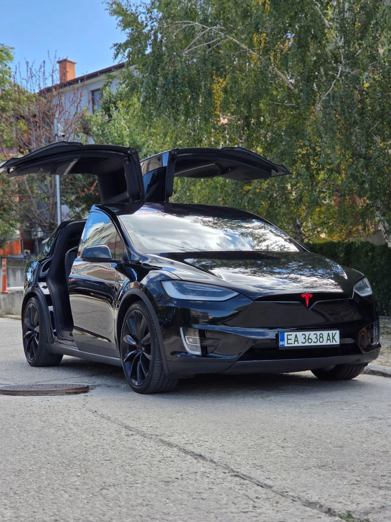 Tesla Model X В Гаранция P100D Ludicros+ 