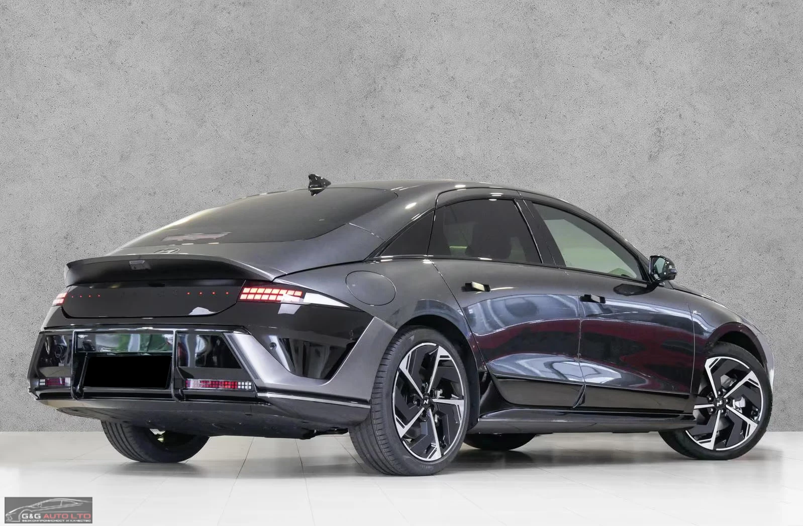 Hyundai Ioniq 6 НОВ!/N-LINE/229HP/MATRIX/360/HUD/BOSE/H.PUMP/403q, снимка 3 - Автомобили и джипове - 54884298