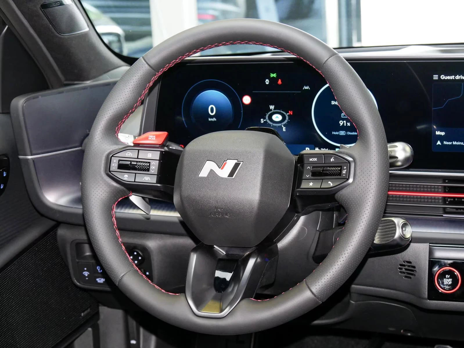 Hyundai Ioniq 6 НОВ!/N-LINE/229HP/MATRIX/360/HUD/BOSE/H.PUMP/403q, снимка 6 - Автомобили и джипове - 54884298