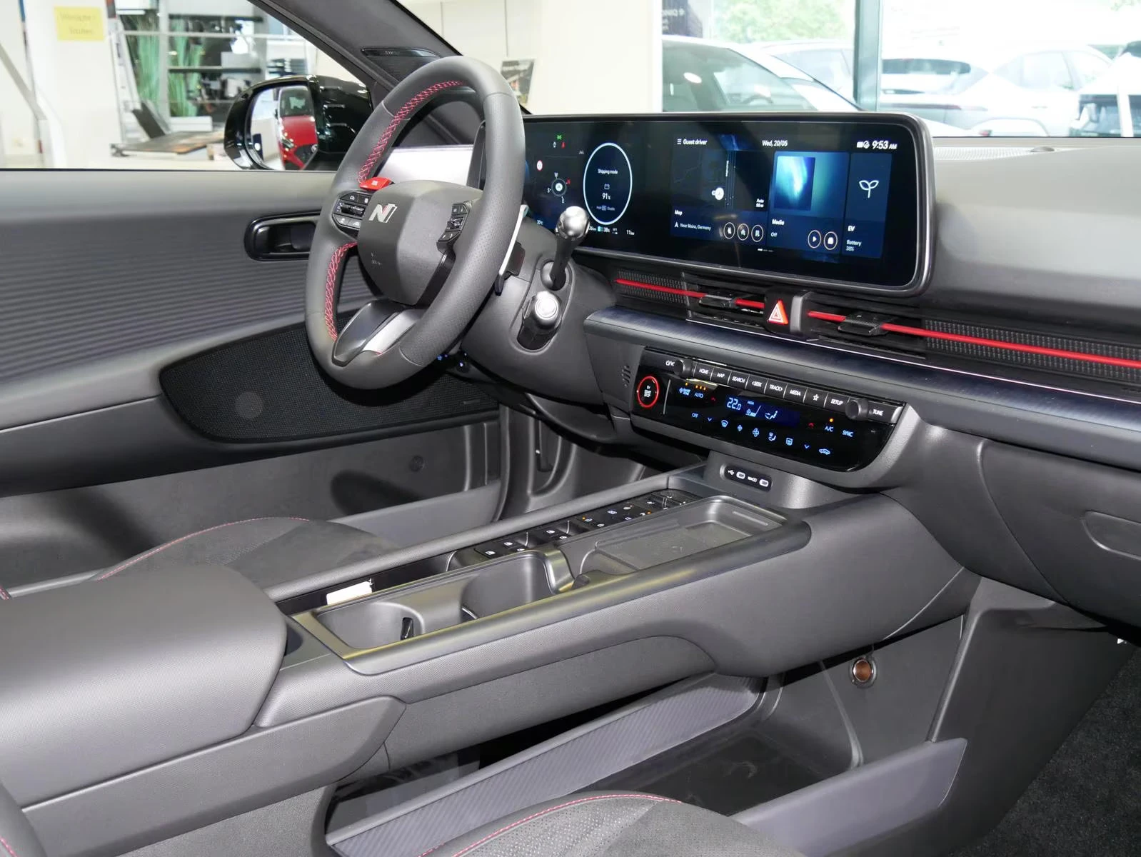 Hyundai Ioniq 6 НОВ!/N-LINE/229HP/MATRIX/360/HUD/BOSE/H.PUMP/403q, снимка 10 - Автомобили и джипове - 54884298