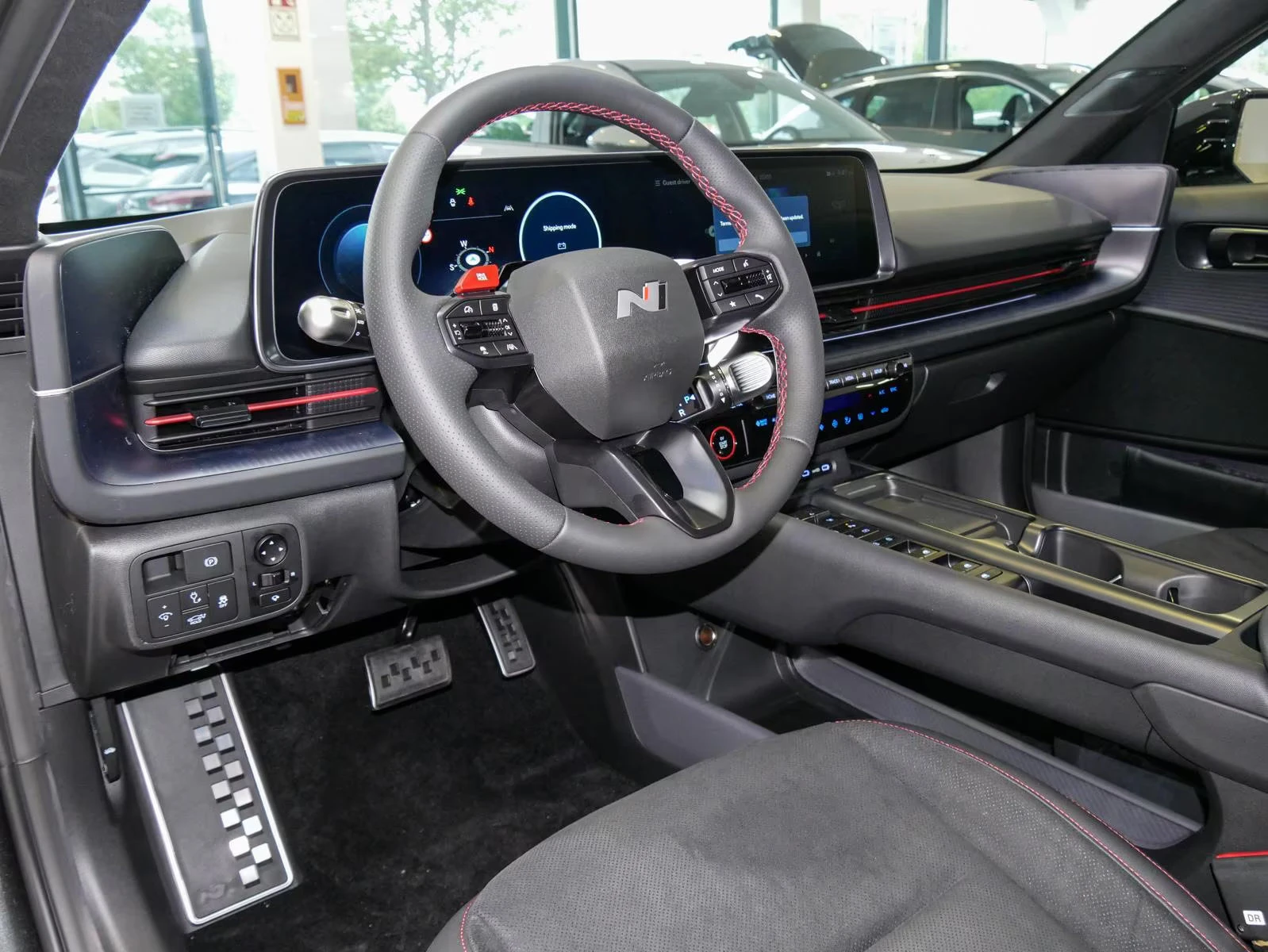 Hyundai Ioniq 6 НОВ!/N-LINE/229HP/MATRIX/360/HUD/BOSE/H.PUMP/403q, снимка 5 - Автомобили и джипове - 54884298