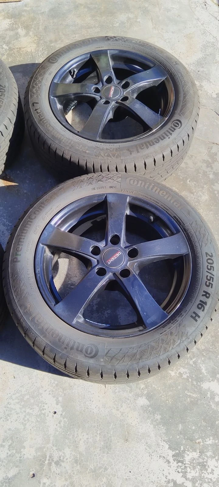 Гуми с джанти Continental 205/55R16, снимка 3 - Гуми и джанти - 54144696