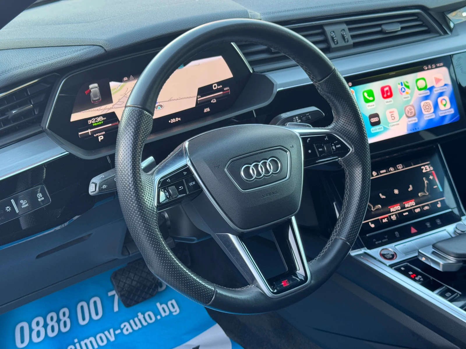 Audi E-Tron S 503��. SPORTBACK S-LINE PLUS APPLE CAR PLAY ���� | Mobile.bg � ����������� 10