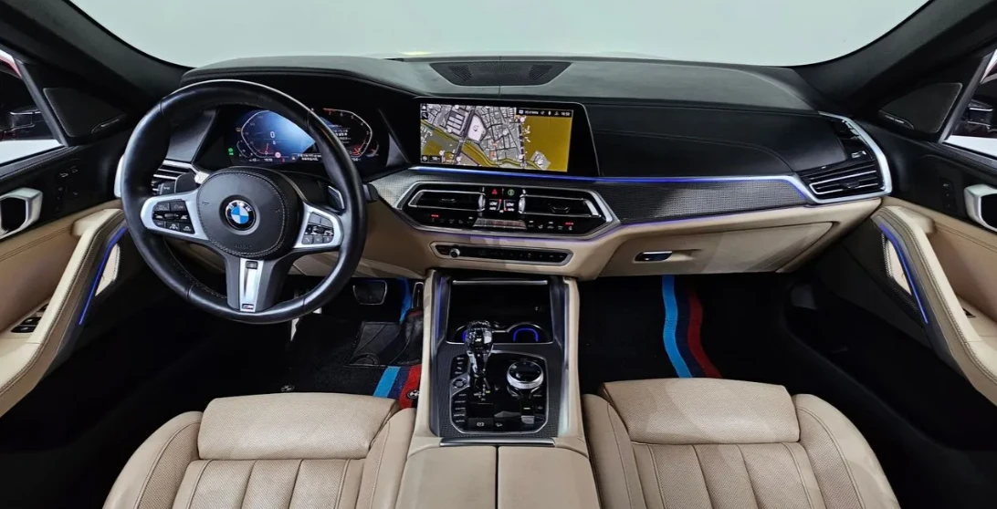 BMW X6 M ПАКЕТ/ ОБДУХ/ HEAD-UP/360CAM/ H&K/ Gesture Contr, снимка 6 - Автомобили и джипове - 54979188