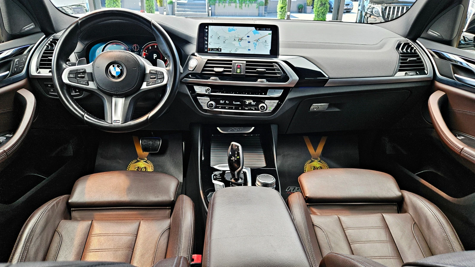 BMW X3 M/XD/51844KM/DIGI/HUD/3DCAM/HARMAN/ПОДГРЕВ/LIZING, снимка 8 - Автомобили и джипове - 55216639
