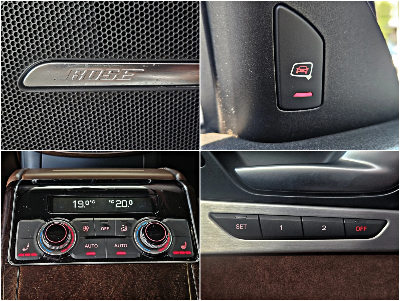 Audi A8 4.2TDI/ТV/DISTR/МАСАЖ/NIGHT/ОБДУХ/BOSE/АMBIENT/LIZ, снимка 13 - Автомобили и джипове - 55528340