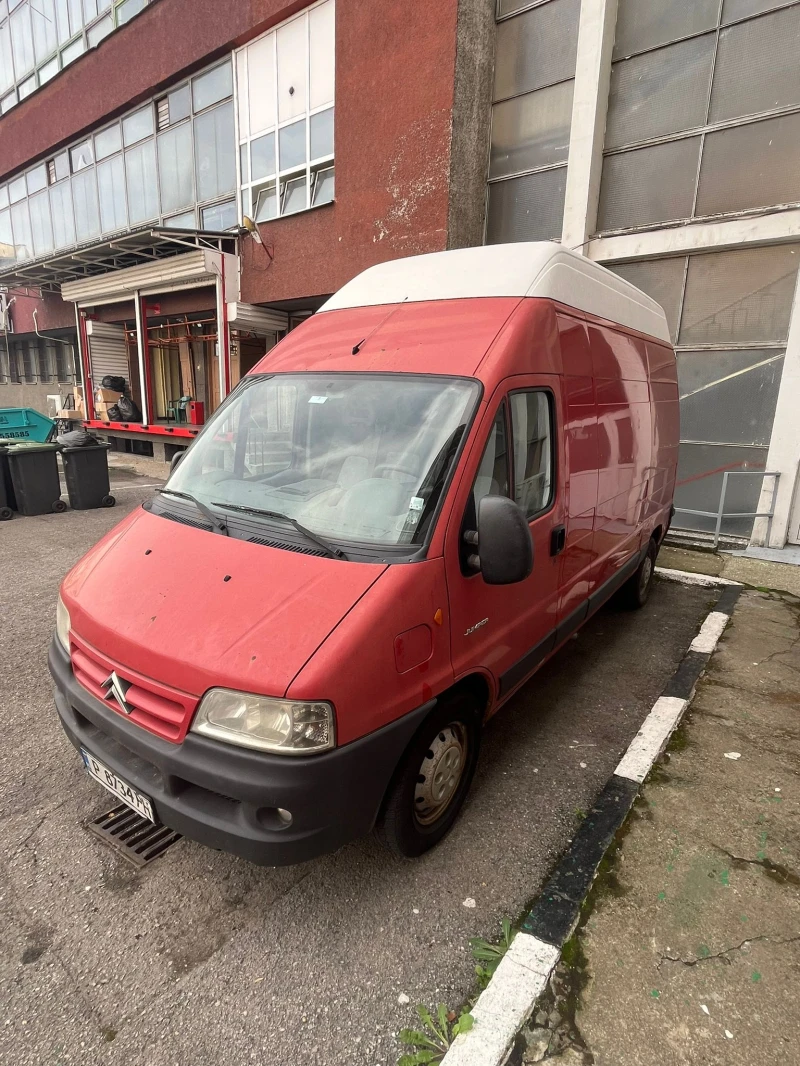 Citroen Jumper 2.8 HDI с надстройка, снимка 1 - Бусове и автобуси - 47537260