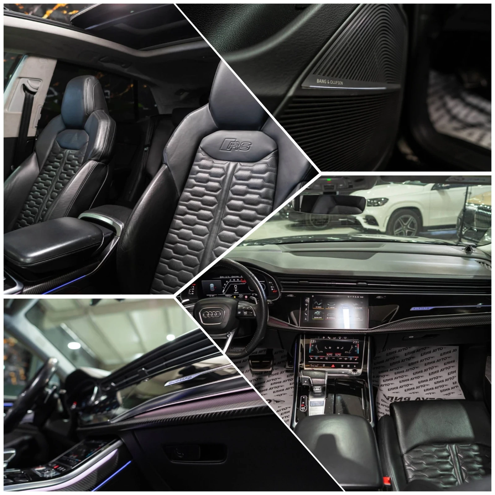Audi RSQ8 STAGE 2 CARBON CERAMIC ПАНО B&O ЛИЗИНГ 100%, снимка 16 - Автомобили и джипове - 53844673