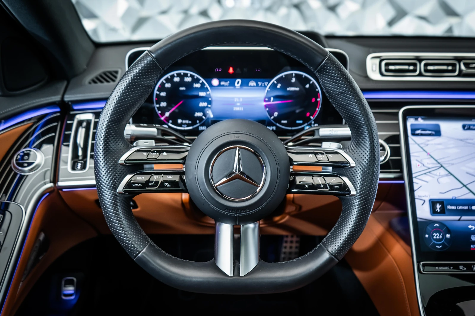 Mercedes-Benz S 450 d L 4M AMG* Pano* Burm* 360, снимка 10 - Автомобили и джипове - 56214747