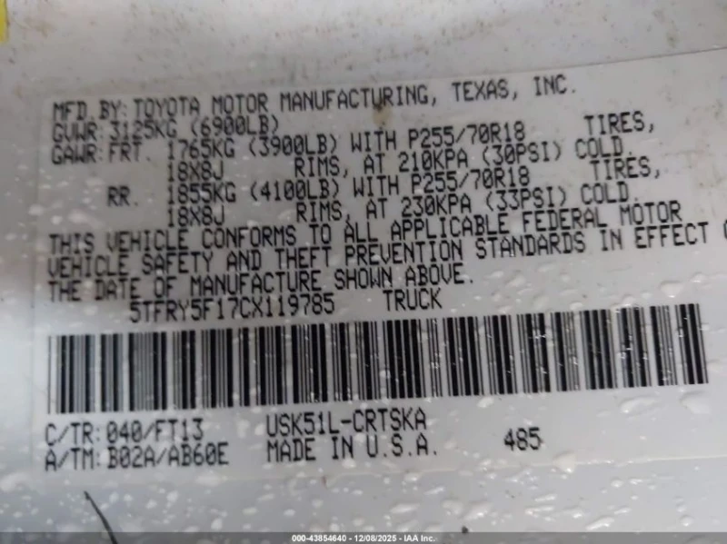 Toyota Tundra 5.7L V-8 DOHC, VVT, 381HP 4X2 Drive, снимка 16 - Автомобили и джипове - 52915304