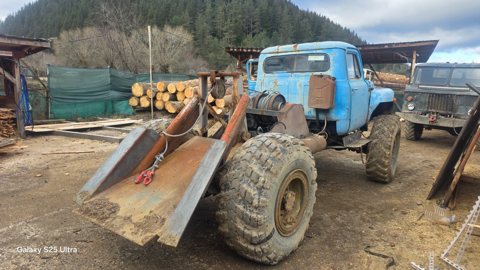 Специализирани машини Машини за дърводобив Газ 53 Ифа мостове Мерцедес двигател - изображение 3