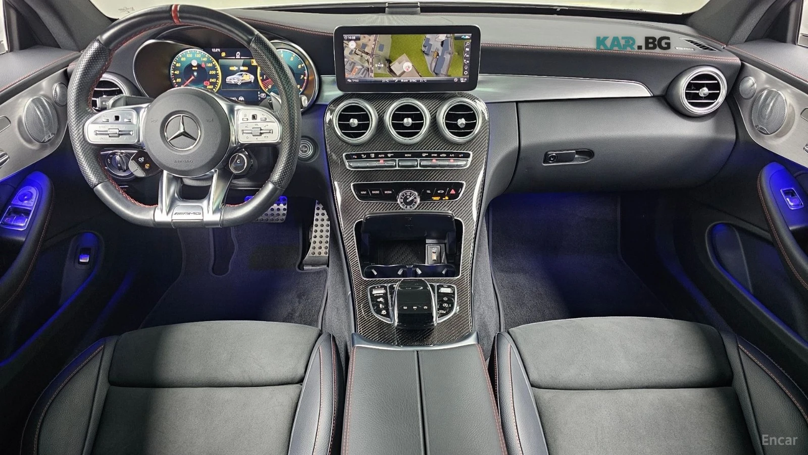 Mercedes-Benz C 43 AMG 4MATIC* HUD* КОЖА* НАВИ* ПАНО, снимка 5 - Автомобили и джипове - 55792698