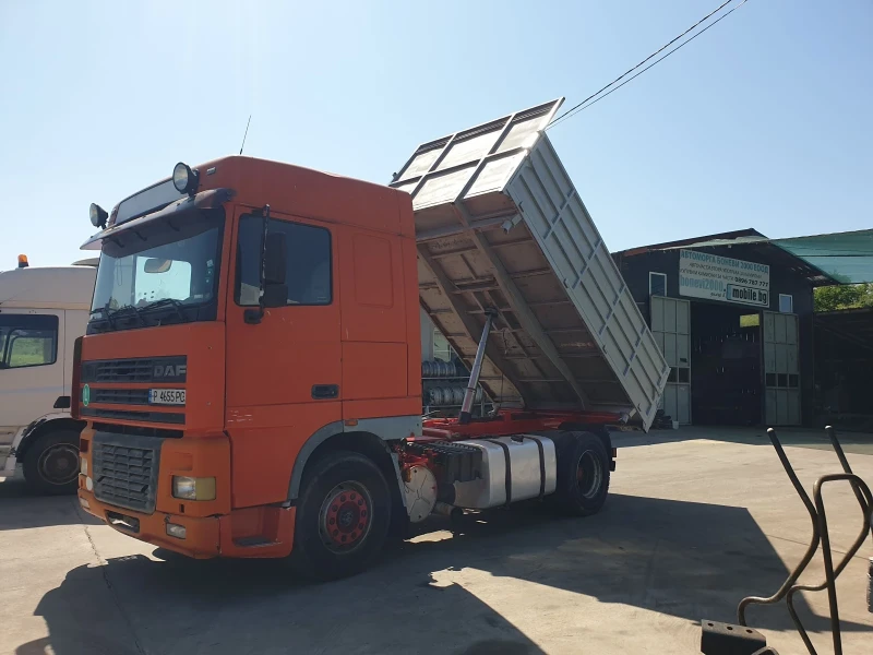 Daf Xf 95.380 ТРИСТРАНЕН САМОСВАЛ , снимка 8 - Камиони - 49935476