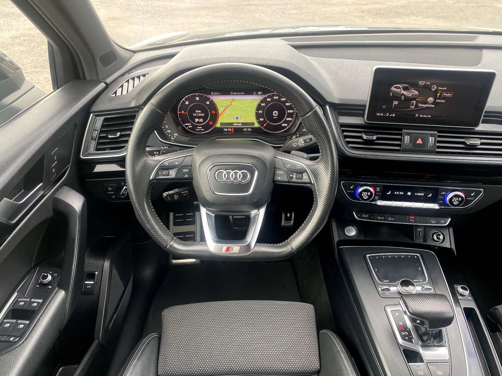Audi Q5 40TDI 3xSline Nardo Grey---Перфектен--- - изображение 7