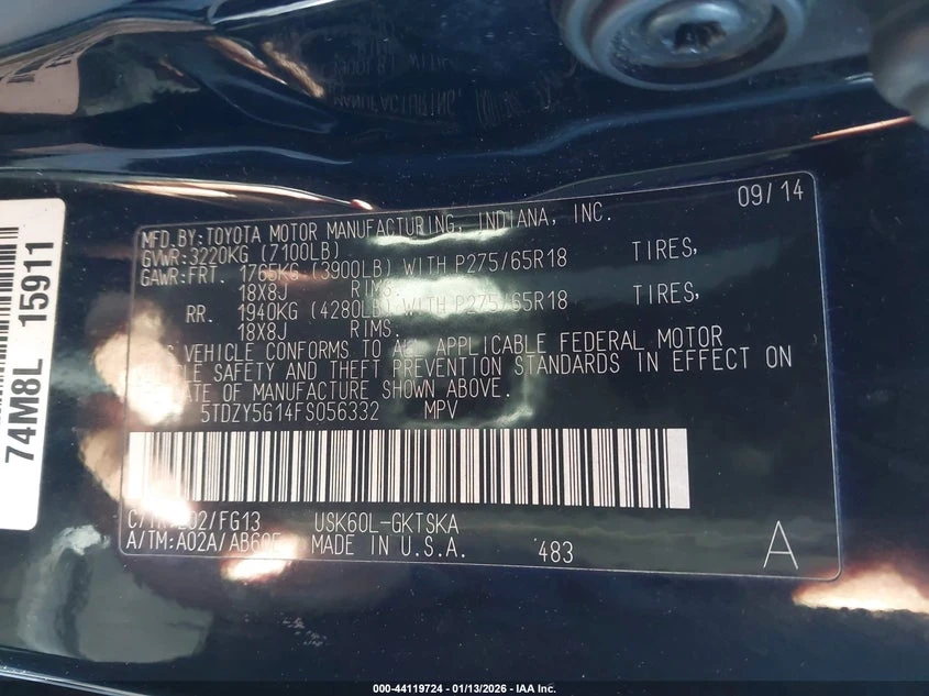 Toyota Sequoia 5.7L V-8 DOHC, VVT, 381HP 4X2 Drive, снимка 9 - Автомобили и джипове - 53829140