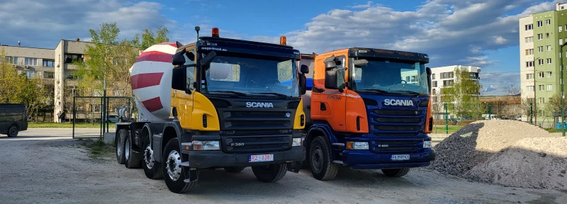 Бетон миксер Scania P380, снимка 4 - Индустриална техника - 48484507