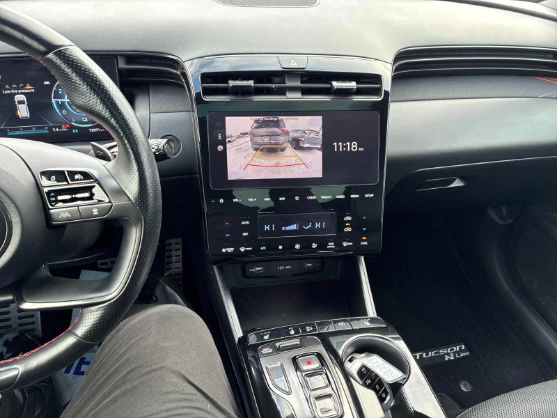 Hyundai Tucson Hybrid N-Line* AWD* CARFAX* АВТО КРЕДИТ* , снимка 8 - Автомобили и джипове - 53225293