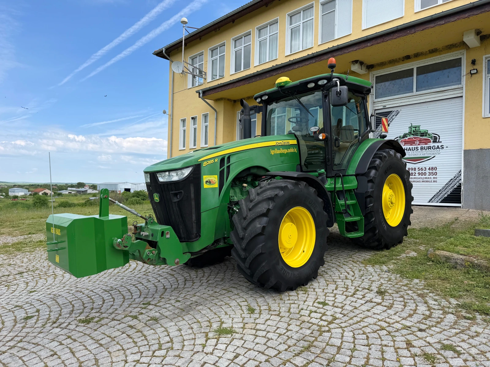 Трактор John Deere 8285R POWER SHIFT НАВИГАЦИЯ ЛИЗИНГ, снимка 3 - Селскостопанска техника - 53636441