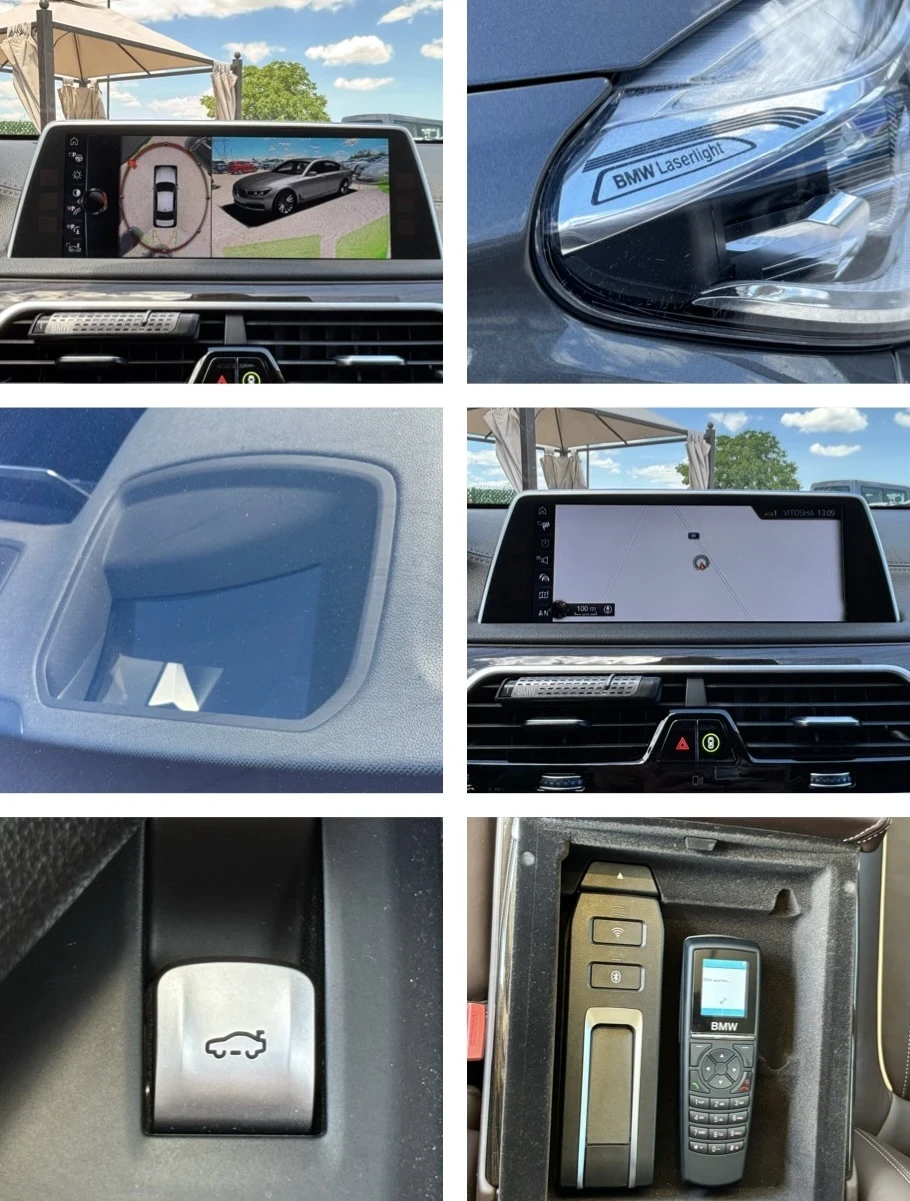 BMW 730 XDRIVE/360 КАМЕРА/LED/FULL, снимка 14 - Автомобили и джипове - 54746458
