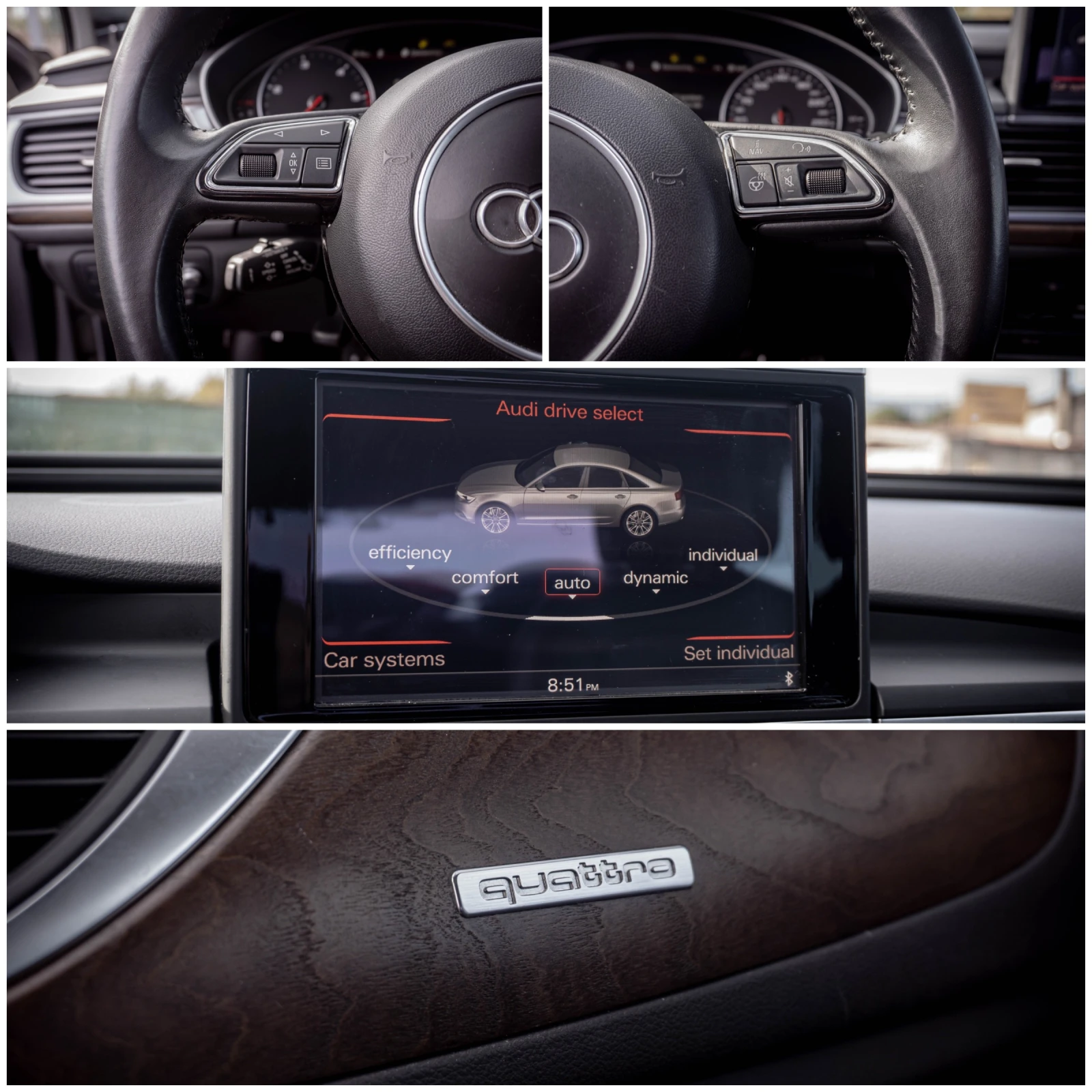 Audi A6 3.0TDI-Quattro-SLine-162, 402 KM!, снимка 14 - Автомобили и джипове - 56287769