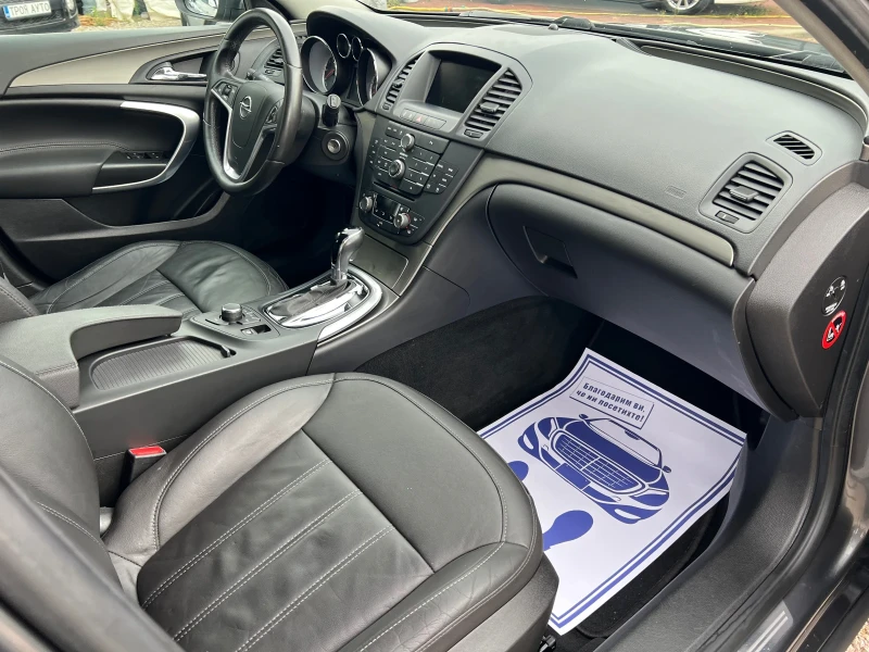 Opel Insignia 2.0ТURBO* 4х4* АВТОМАТИК* КОЖА* НАВИГАЦИЯ* , снимка 15 - Автомобили и джипове - 51420520
