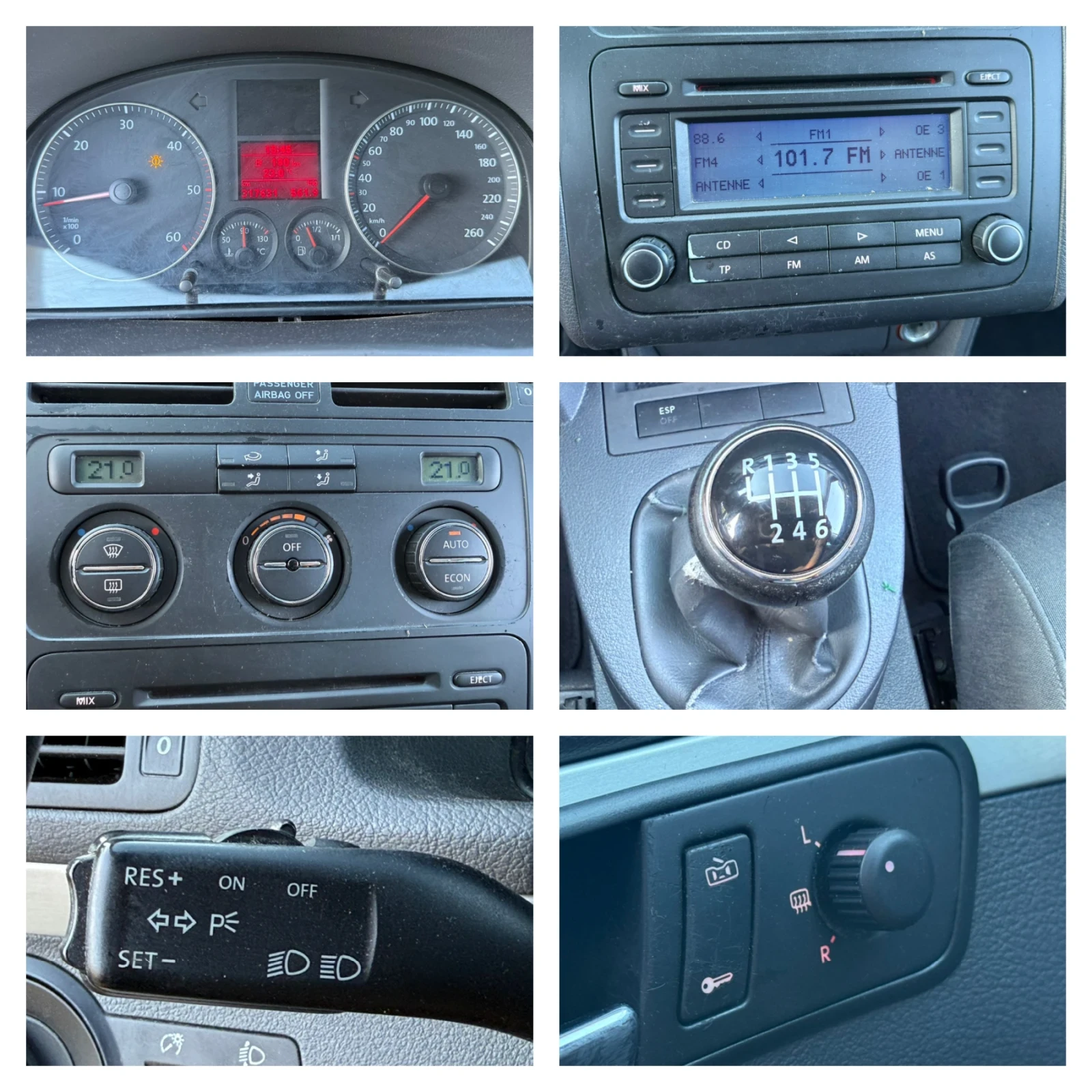 VW Touran 1.9TDI 105кс Обслужен/Нови Зимни гуми/Регистриран | Mobile.bg — изображение 15