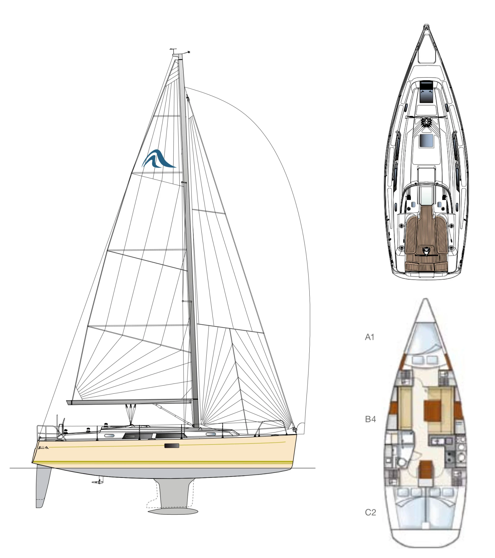 Ветроходна лодка Hanse 370 - изображение 6