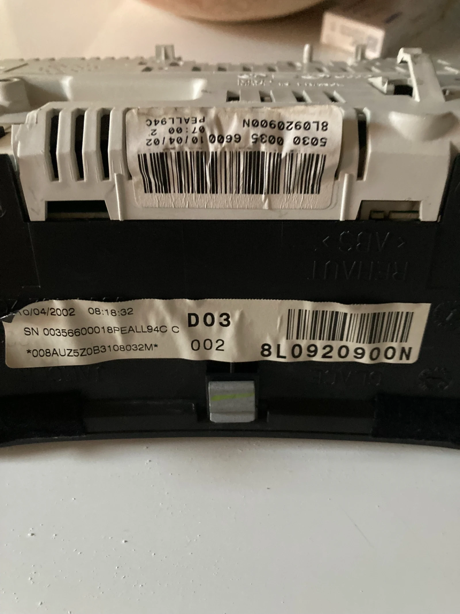 Километраж  АУДИ А3 8L, снимка 2 - Части - 55285810