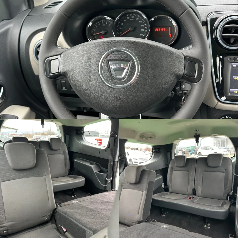 Dacia Lodgy 1.6 бензин/газ 82кс 7МЕСТА 2015г, снимка 11 - Автомобили и джипове - 53481179
