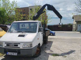 Iveco 35-8 Бордови с кран, снимка 2