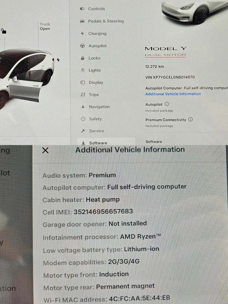 Tesla Model Y Performace/Dual Motor AWD/4X4/GPS, снимка 11 - Автомобили и джипове - 53355288