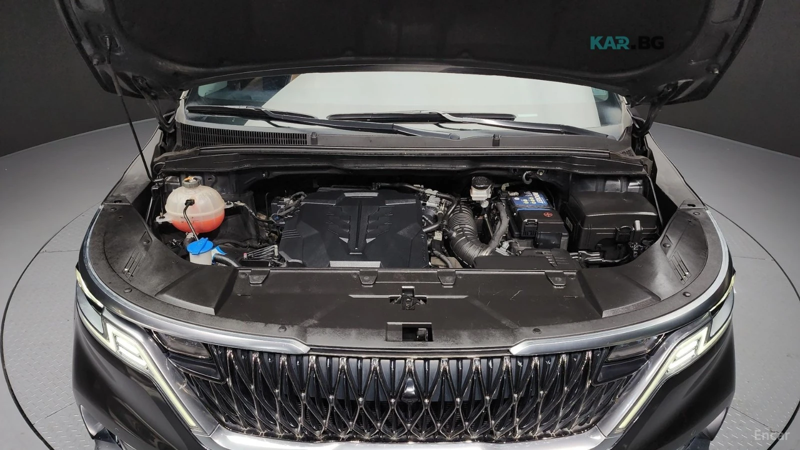Kia Carnival 3.5* SIGNATURE* КОЖА* ПОДГРЕВ* ОБДУХВАНЕ* 360* , снимка 6 - Автомобили и джипове - 55261394