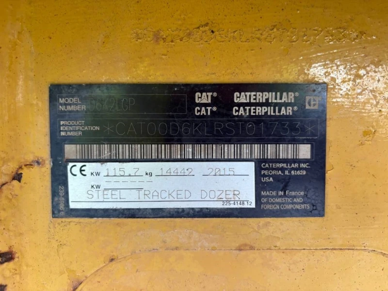 Булдозер Cat D 6 K 2 LGP (2 БРОЯ), снимка 17 - Индустриална техника - 52318516