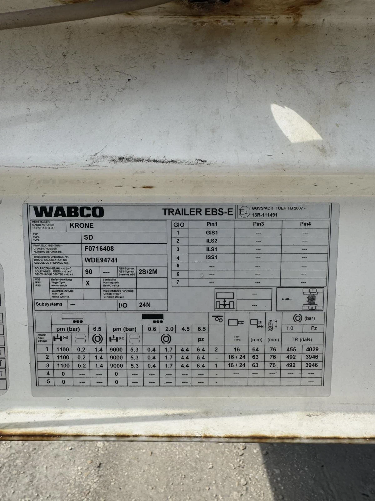 Полуремарке Krone SD, снимка 9 - Ремаркета - 54253647