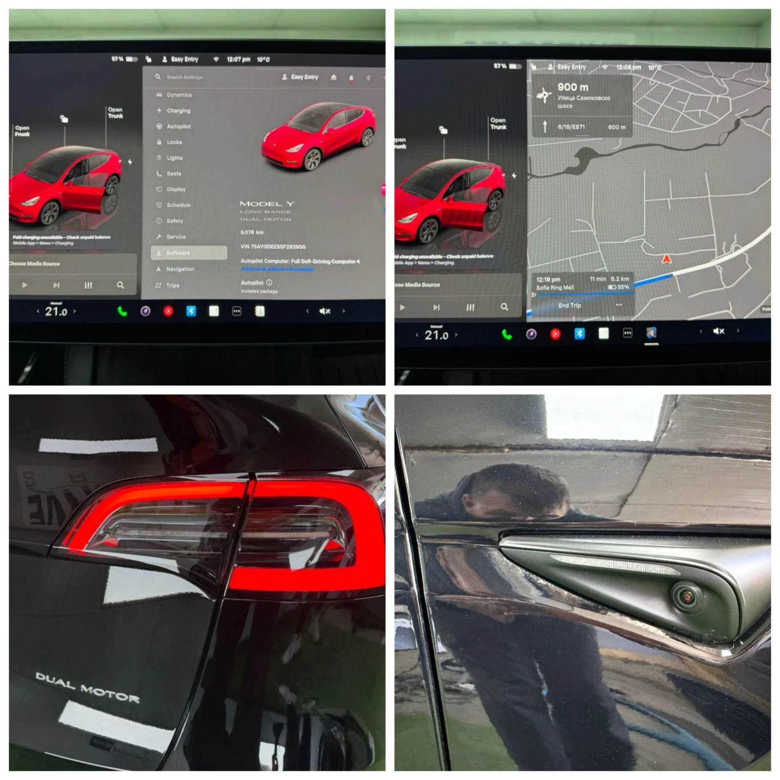 Tesla Model Y DUAL MOTOR* AWD* 2025* 9078 km* , снимка 16 - Автомобили и джипове - 53818022