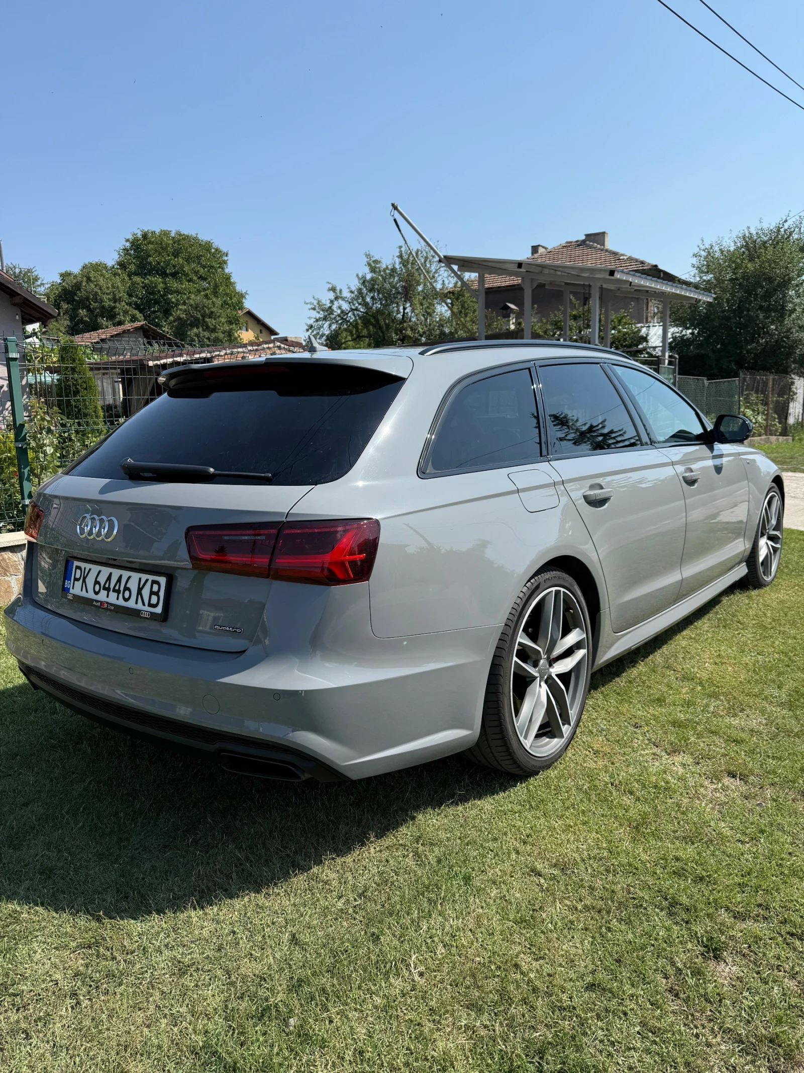 Audi A6 BiTDI 326 к.с. Nardo Grey / Panorama / 360 , снимка 2 - Автомобили и джипове - 54880080