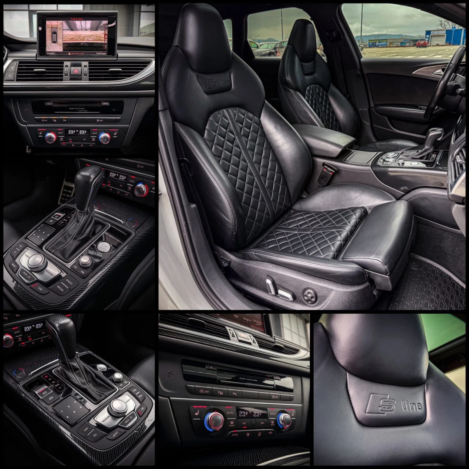 Audi A6 BiTDI 326 к.с. Nardo Grey / Panorama / 360 , снимка 4 - Автомобили и джипове - 54880080