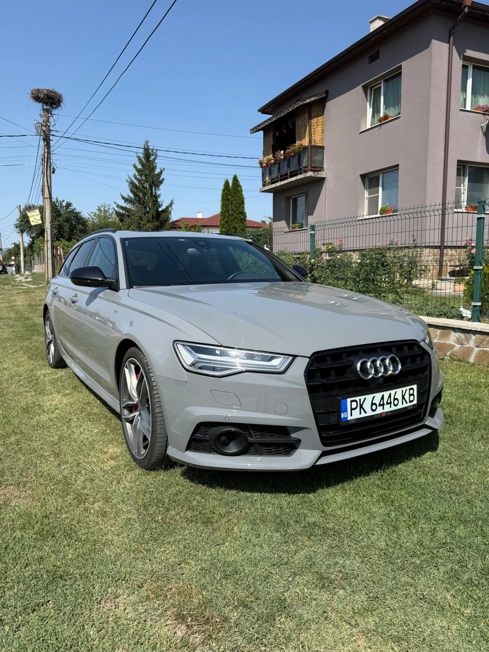 Audi A6 BiTDI 326 к.с. Nardo Grey / Panorama / 360 