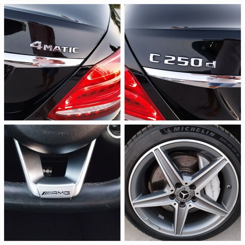 Mercedes-Benz C 250 AMG/C250.9G.ASISST/4 MATIC/AMBIENT/FUL LED.ОТЛИЧНA, снимка 9 - Автомобили и джипове - 47308729