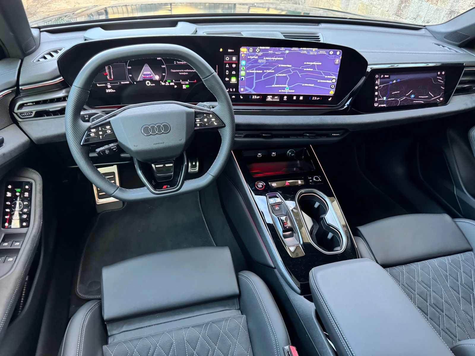 Audi A6 40TDI, 4x4, HYBRID, S line, EDITION, нов внос Герм, снимка 12 - Автомобили и джипове - 54683873