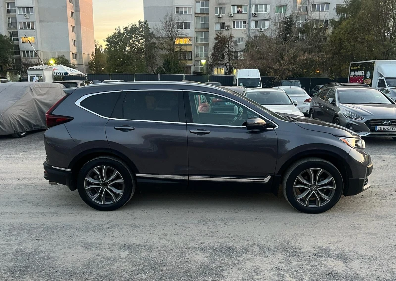 Honda Cr-v -AWD-ПАНОРАМА+ Лед+ Фарове+ Кожен Салон+ Дистроник, снимка 4 - Автомобили и джипове - 48041346