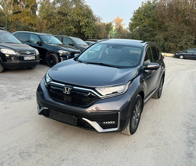 Honda Cr-v -AWD-ПАНОРАМА+ Лед+ Фарове+ Кожен Салон+ Дистроник, снимка 1 - Автомобили и джипове - 48041346