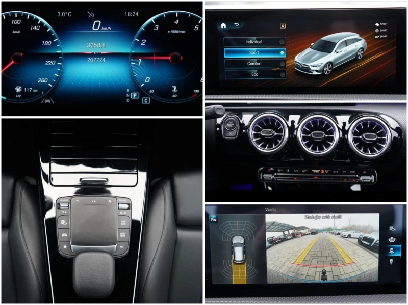 Mercedes-Benz CLA 200 Комби/7G/LED/Burmester, снимка 12 - Автомобили и джипове - 53271940