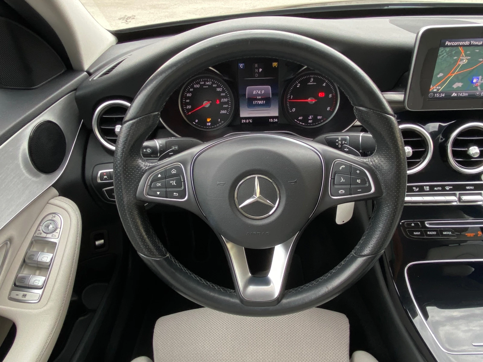 Mercedes-Benz C 220 d 4-MATIC 9G-TRONIC NIGHT PACK !! 100% РЕАЛНИ КМ ! | Mobile.bg — изображение 12