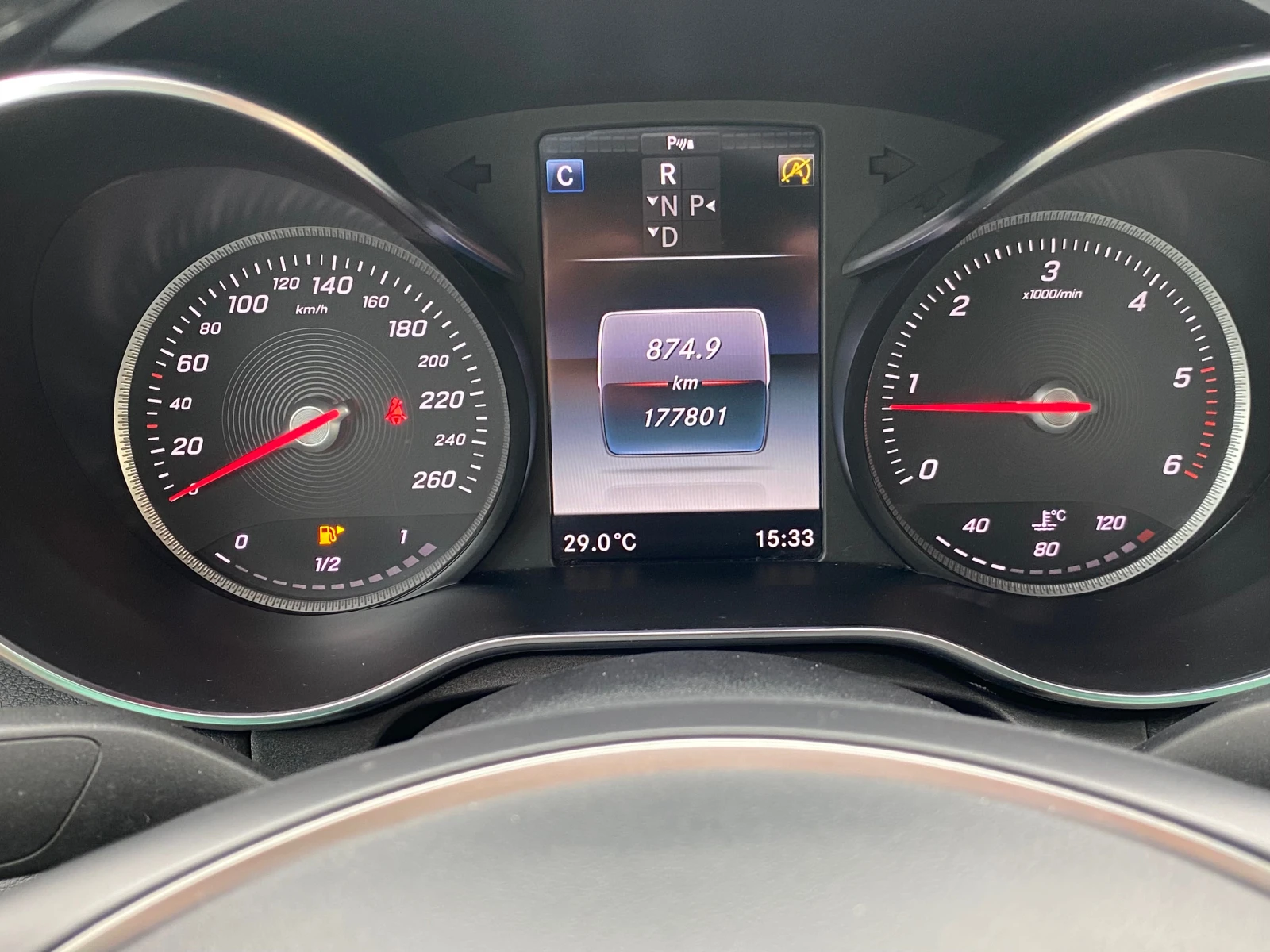 Mercedes-Benz C 220 d 4-MATIC 9G-TRONIC NIGHT PACK !! 100% РЕАЛНИ КМ ! | Mobile.bg — изображение 13