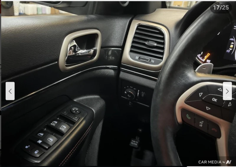 Jeep Grand cherokee LIMITED* 75TH* ANNIVERSARY* ПОДГРЕВ* КАМЕРА* КЕЙЛЕ, снимка 6 - Автомобили и джипове - 52699443